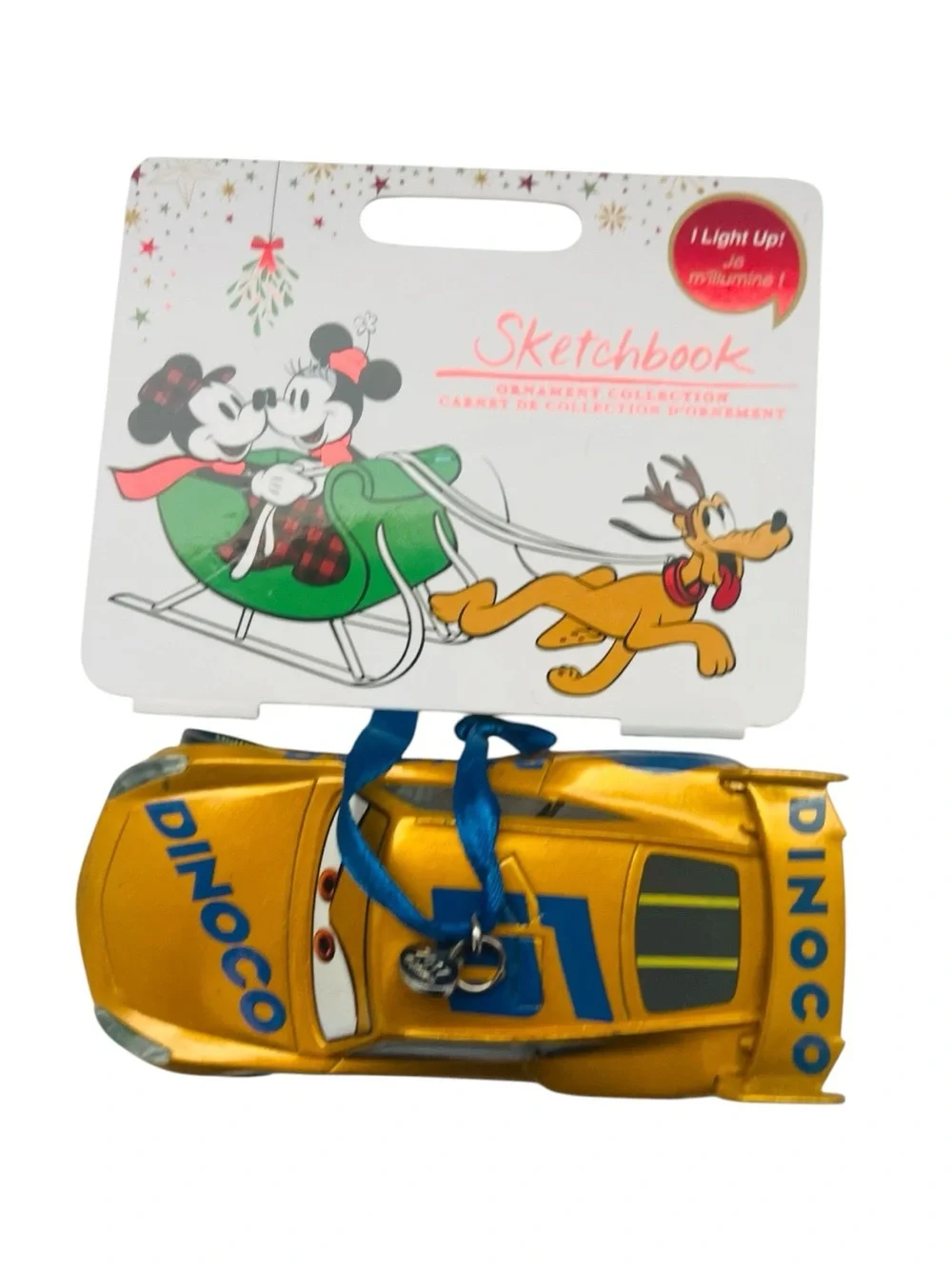 Disney Sketchbook 2017 Pixar Cars Cruz Ramirez Light Uo Ornament